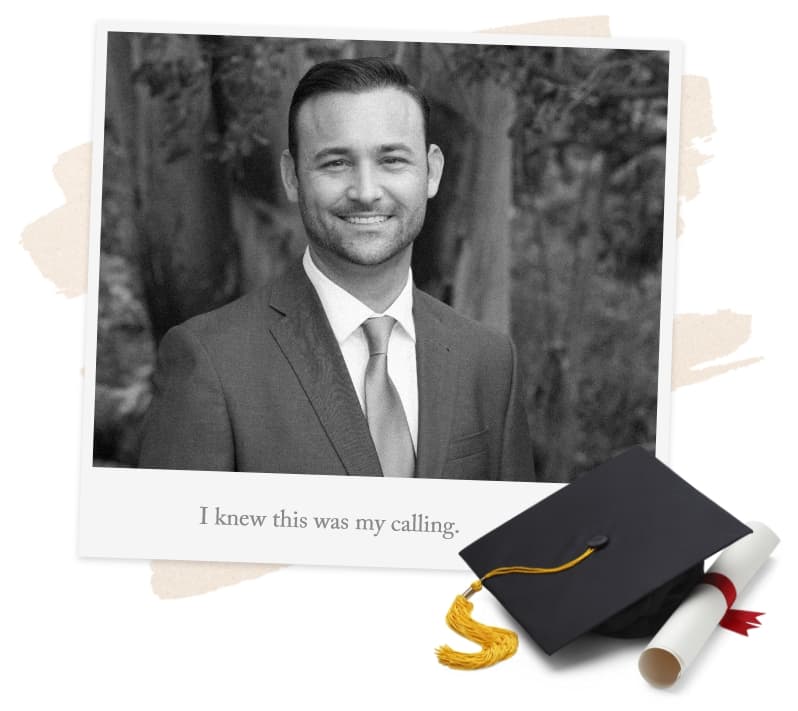 Within two years, I had my law degree.